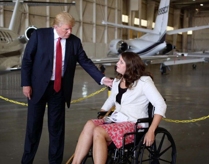 Trump Disabled Woman